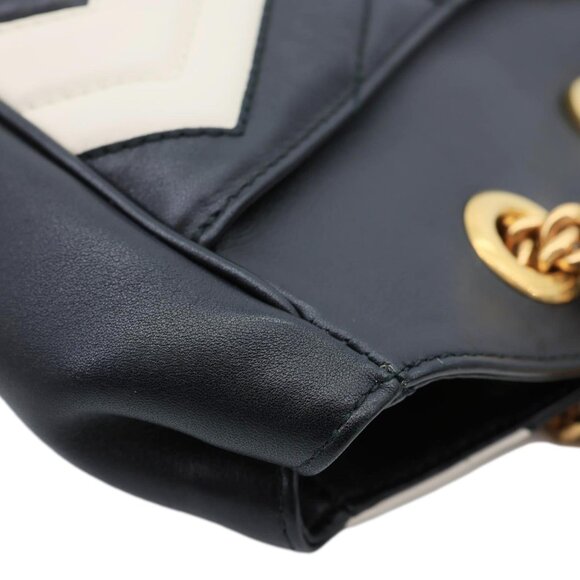 Gucci  GG Marmont Quilted Leather Chain Tote Bag Black 443501 main image 10